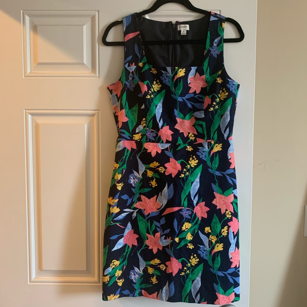 Flower print J Crew dress